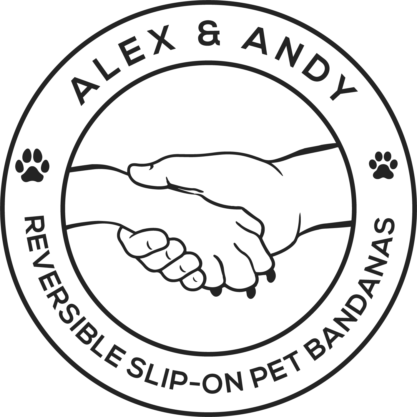 Alex And Andy Reversible Pet Bandanas