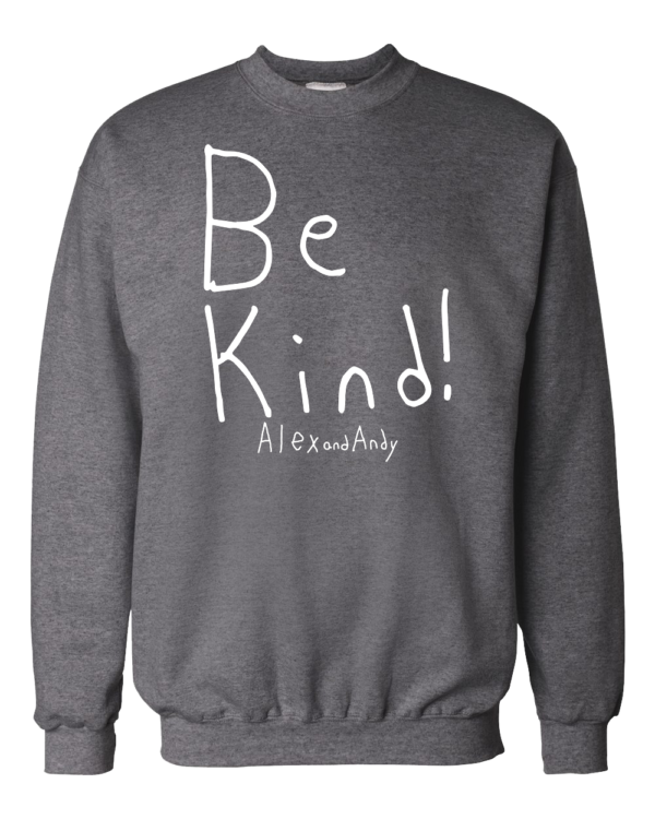 Be Kind Grey Crewneck Sweatshirt