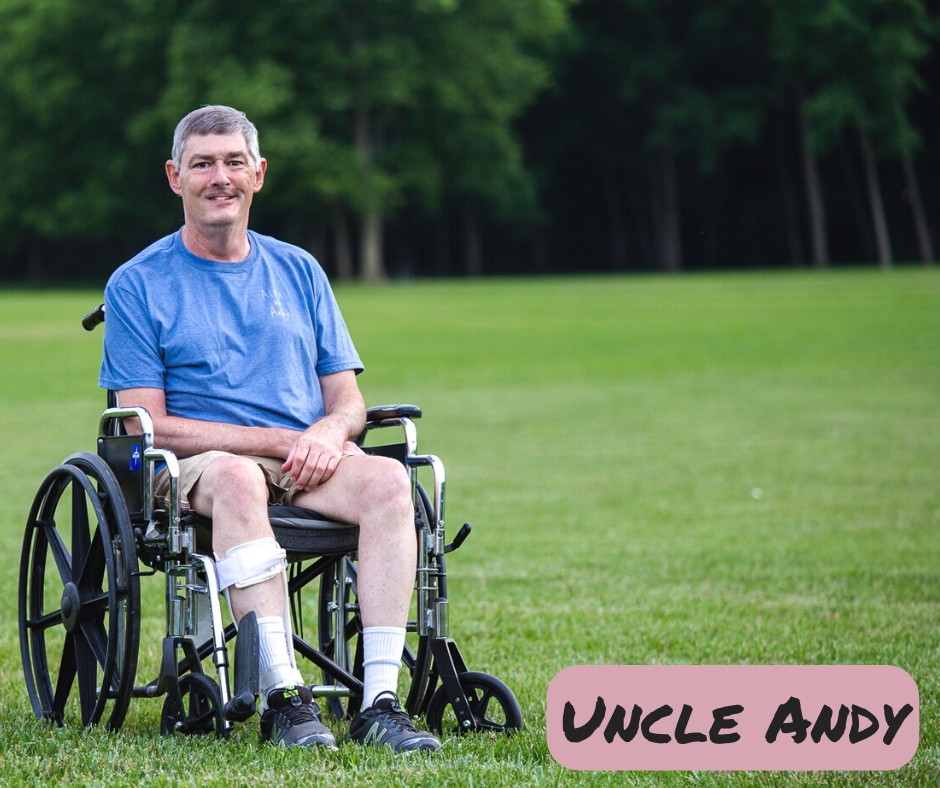 Andy Sitting In Wheelchair