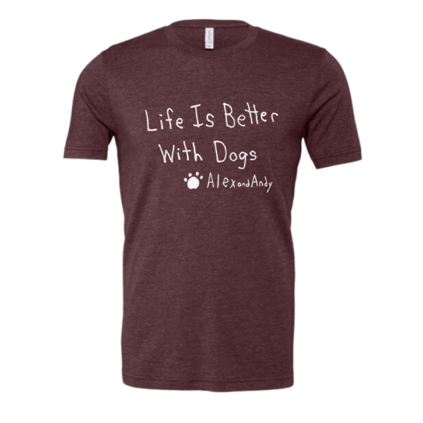 Life Is Better With Dogs Short Sleeve Shirt