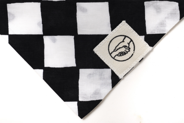 Checkered Flag Racing Slide On The Collar Pet Bandana