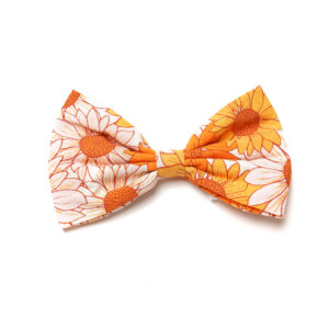Colorful Flower Slide On The Collar Pet Bow Tie