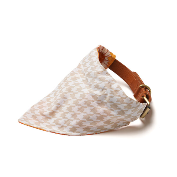Colorful Flower Reversible Slide On The Collar Pet Bandana