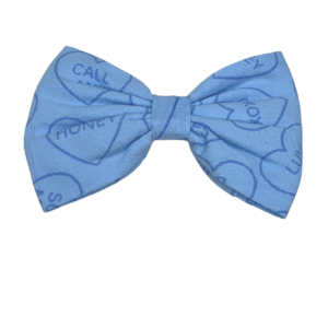 Blue Heart Bowtie For Dogs And Cats