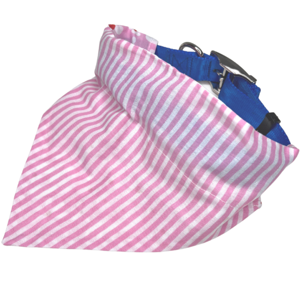 Pink Easter Bunny Reversible Slide On The Collar Pet Bandana