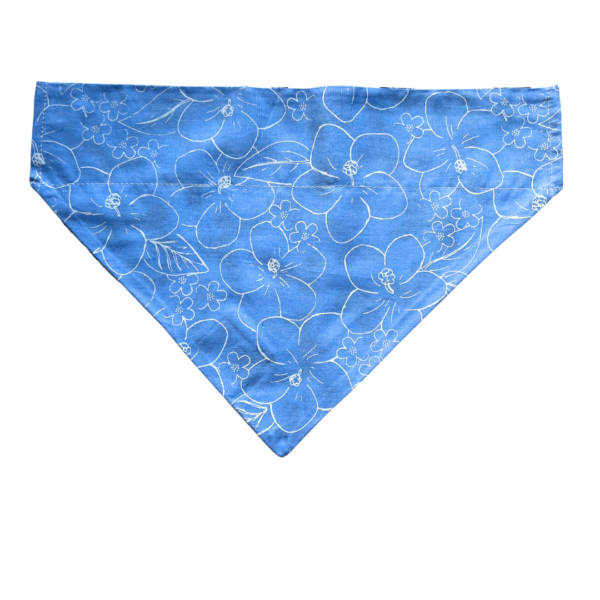 Blue Butterfly And Flower Dog And Cat Bandana