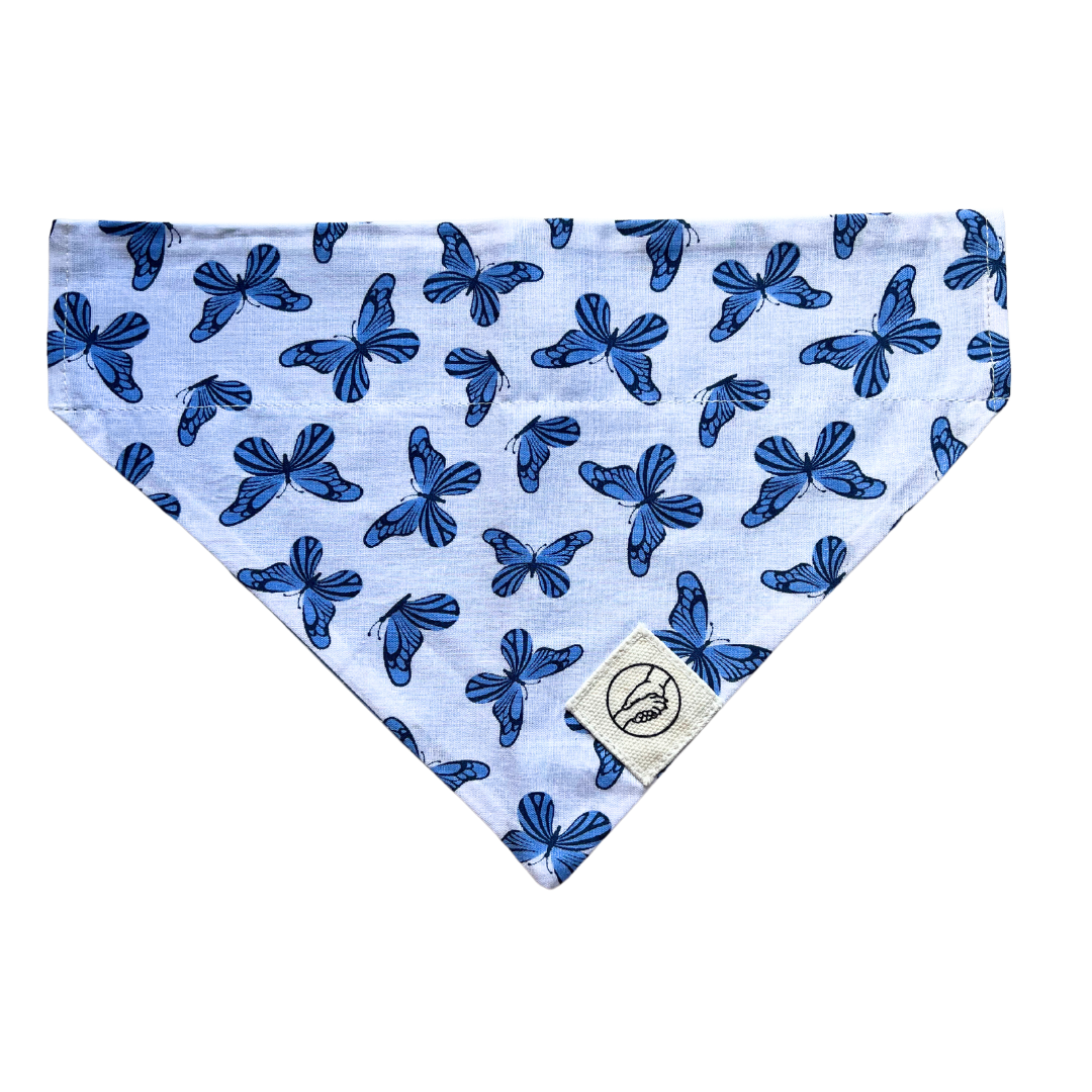 Beautiful Butterfly Reversible-Slide On The Collar Bandanas