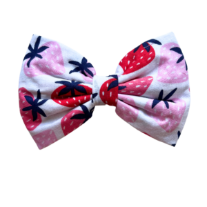 Strawberry Bow Tie For Dogs And Cats