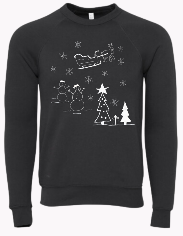 Grey Christmas Crewneck Sweatshirts