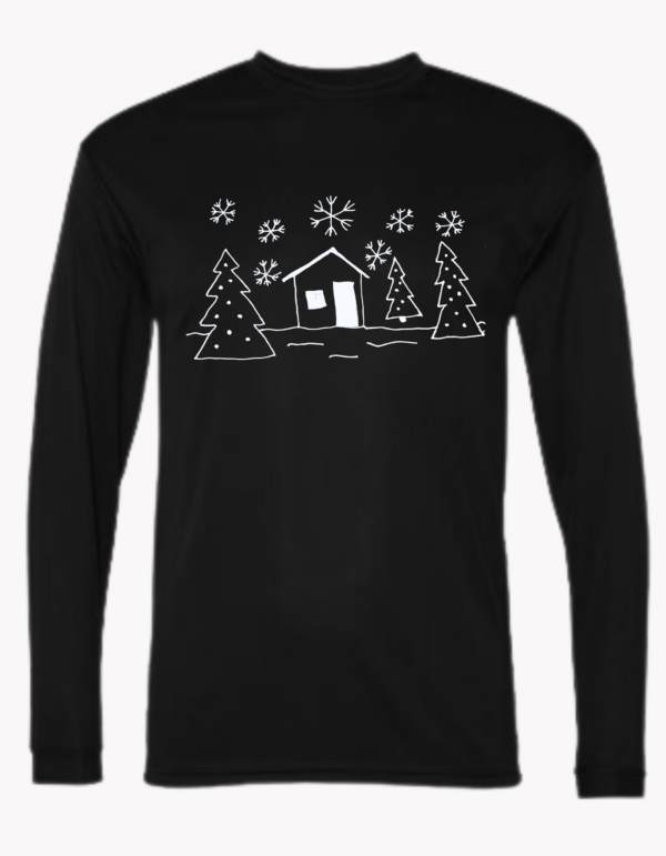 Black Winter Long Sleeve Shirt