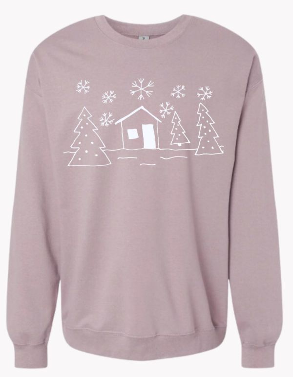 Mauve Winer Crewneck Sweatshirt
