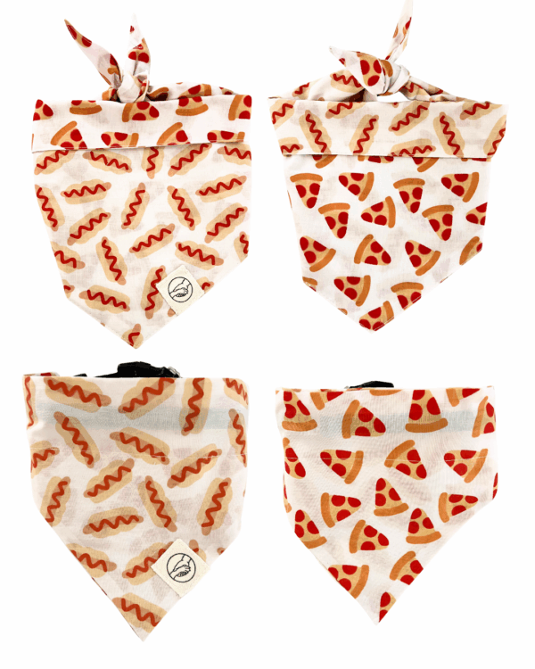 Pet Bandanas - 100% Cotton - Slide On The Collar Or Tie On - Washable - Image 13