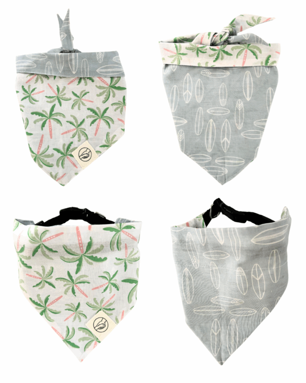 Pet Bandanas - 100% Cotton - Slide On The Collar Or Tie On - Washable - Image 22