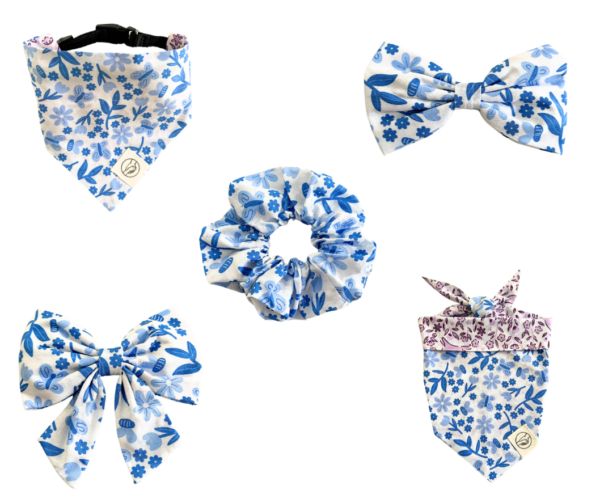 St. Patrick's Day And Spring Hair Scrunchies - 100% Cotton - Washable - Oversized - Image 6