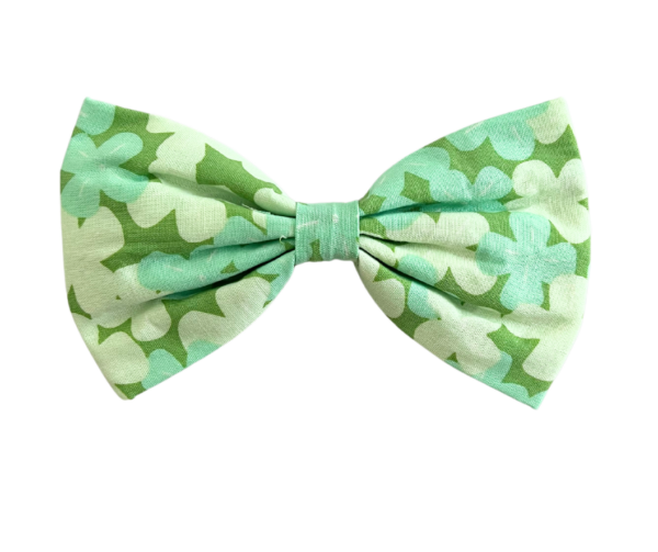 St. Patrick's Day And Spring Pet Bow Ties - Slide On The Collar - 100% Cotton - PAWfect For Your Pet - Image 2