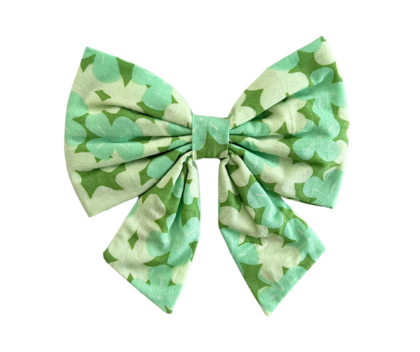 St. Patrick's Day And Spring Pet Bow Ties - Slide On The Collar - 100% Cotton - PAWfect For Your Pet - Image 5