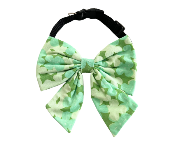 St. Patrick's Day And Spring Pet Bow Ties - Slide On The Collar - 100% Cotton - PAWfect For Your Pet - Image 7