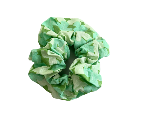 St. Patrick's Day And Spring Hair Scrunchies - 100% Cotton - Washable - Oversized - Image 5