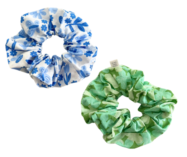 St. Patrick's Day And Spring Hair Scrunchies