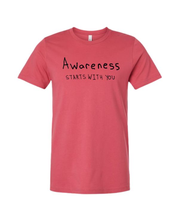 Stroke Awareness Short Shirt - Drawn By Uncle Andy - Unisex - Image 2