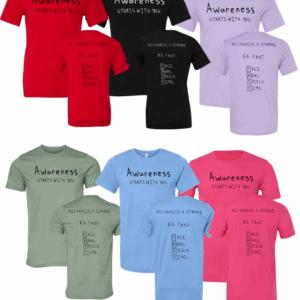 OSF HealthCare Stroke Awareness Short Sleeve - PRE SALE - Drawn By Uncle Andy