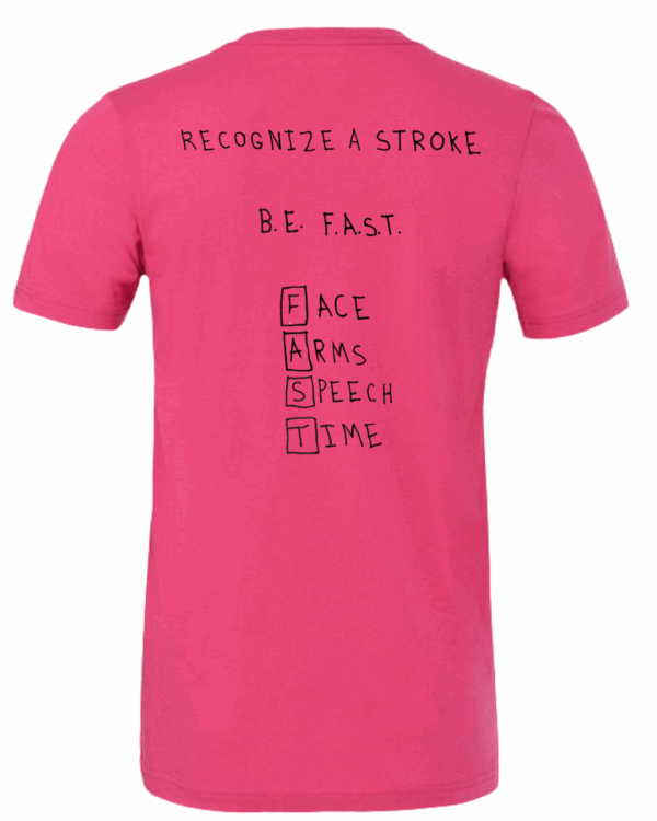 OSF HealthCare Stroke Awareness Short Sleeve - PRE SALE - Drawn By Uncle Andy - Image 15