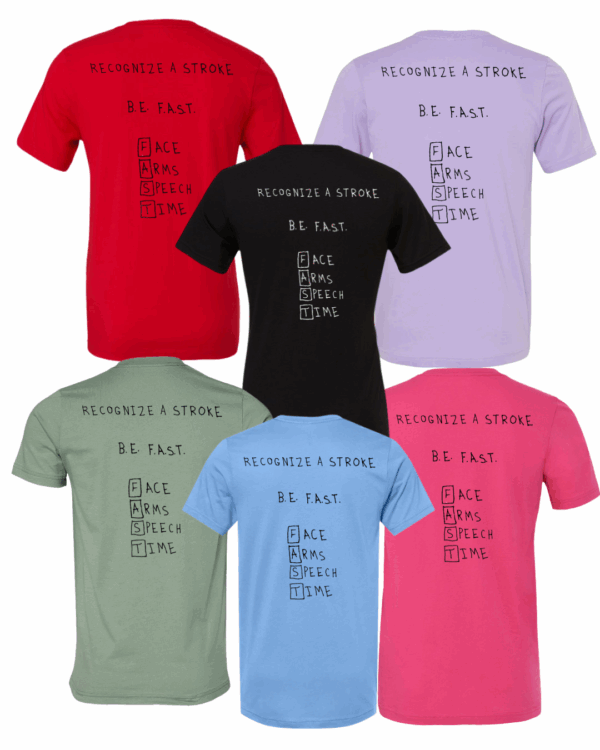 OSF HealthCare Stroke Awareness Short Sleeve - PRE SALE - Drawn By Uncle Andy - Image 3