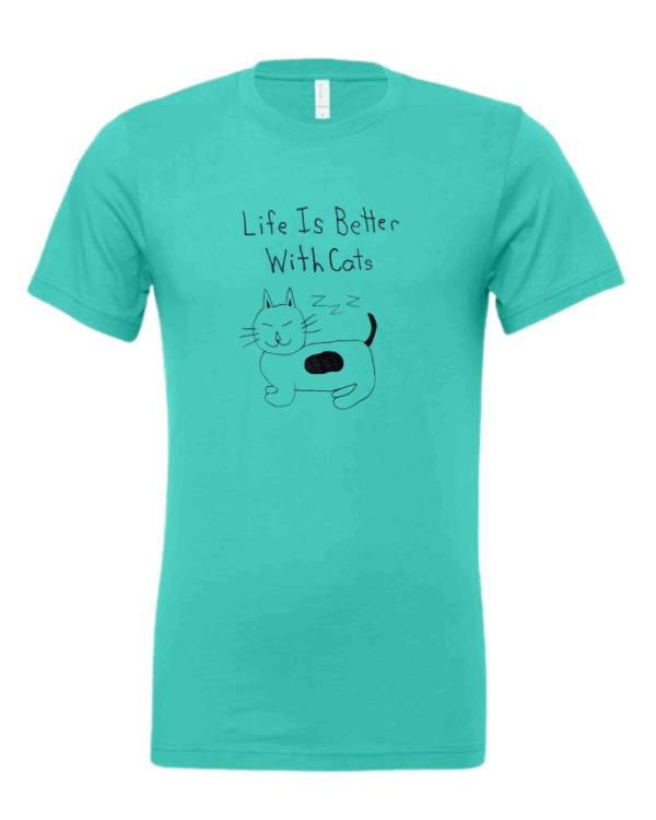 Life Is Better With Cats Shirt Drawn By Uncle Andy - Image 4