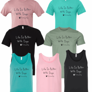 Life Is Better With Dogs Shirt Drawn By Uncle Andy
