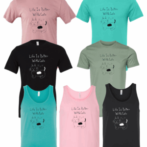 Life Is Better With Cats Shirt Drawn By Uncle Andy