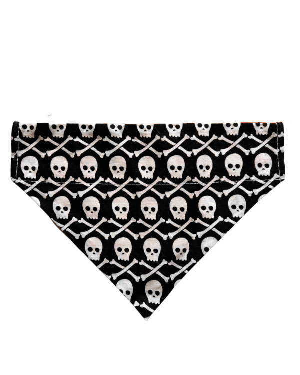 Halloween & Fall Reversible Pet Bandanas & Bow Ties - 100% Cotton - Slide On The Collar & Tie On - Washable - Image 9