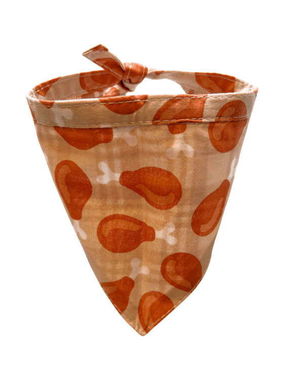 Halloween & Fall Reversible Pet Bandanas & Bow Ties - 100% Cotton - Slide On The Collar & Tie On - Washable - Image 31