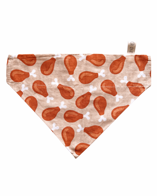 Halloween & Fall Reversible Pet Bandanas & Bow Ties - 100% Cotton - Slide On The Collar & Tie On - Washable - Image 24