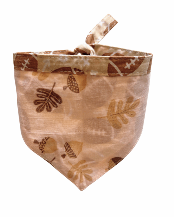 Halloween & Fall Reversible Pet Bandanas & Bow Ties - 100% Cotton - Slide On The Collar & Tie On - Washable - Image 21