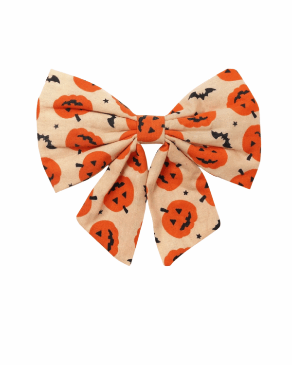 Halloween & Fall Reversible Pet Bandanas & Bow Ties - 100% Cotton - Slide On The Collar & Tie On - Washable - Image 15