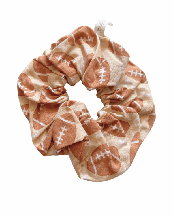 Halloween & Fall Matching Hair Scrunchies - 100% Cotton - Washable - Oversized - Image 4