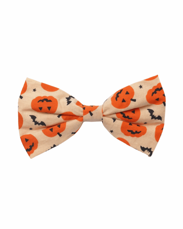 Halloween & Fall Reversible Pet Bandanas & Bow Ties - 100% Cotton - Slide On The Collar & Tie On - Washable - Image 16