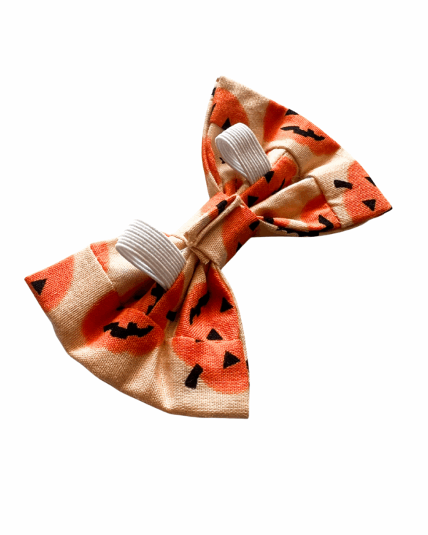 Halloween & Fall Reversible Pet Bandanas & Bow Ties - 100% Cotton - Slide On The Collar & Tie On - Washable - Image 17