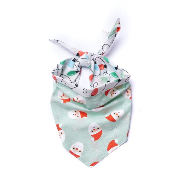 Christmas & Winter Reversible Pet Bandanas - 100% Cotton - Washable - Image 6
