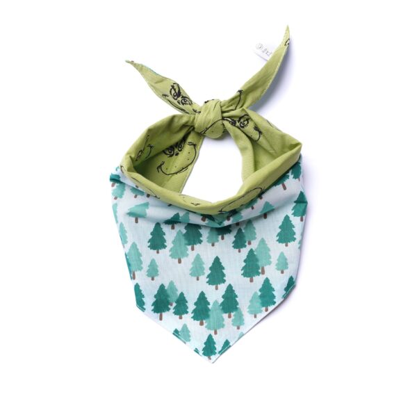 Christmas & Winter Reversible Pet Bandanas - 100% Cotton - Washable - Image 3