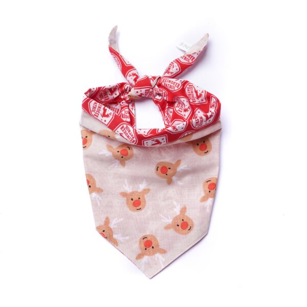 Christmas & Winter Reversible Pet Bandanas - 100% Cotton - Washable - Image 10