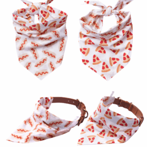 Hot Diggity Dog Reversible Dog And Cat Bandanas - Slide On The Collar & Tie On - Cotton - Washable